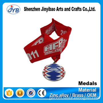 Awesome new design custom cheap sports RACING medals ribbon